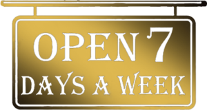 Open 7 days